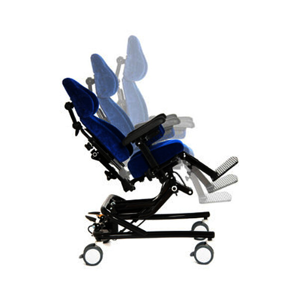 Therapiestuhl mit EVI Untergestell Sitzhöhenverstellung per Gasfeder Kinder mit Behinderung Therapiestuhl FiNiFuchs